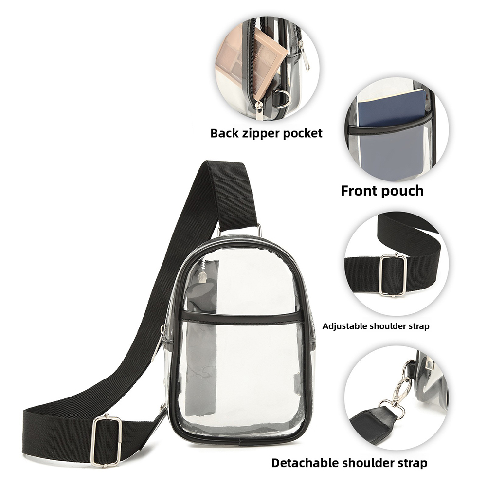 Clear Sling Bag,Waterproof Sho – обзор и цена Sling Backpack Shoulder
