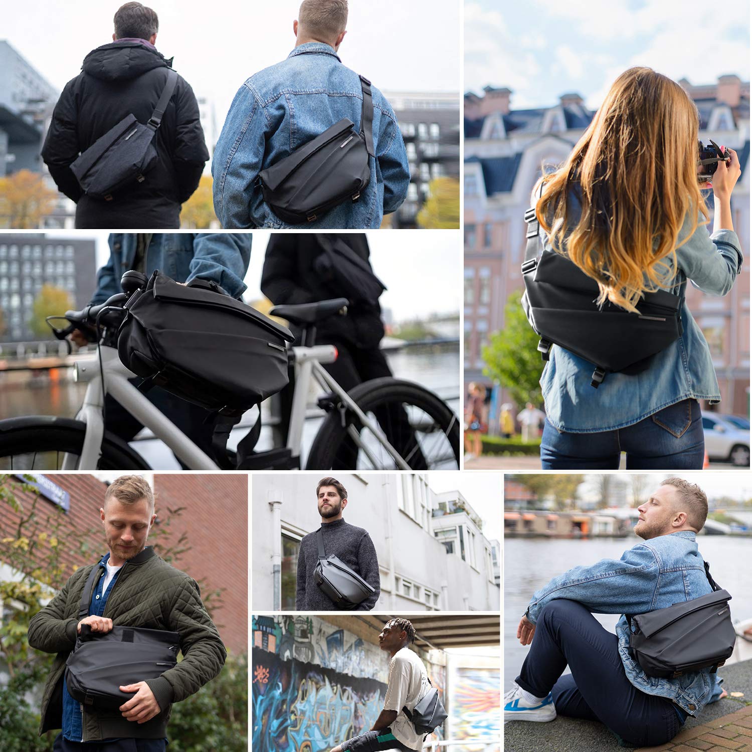 Large Anti-Theft Crossbody Bag – обзор и цена Sling Backpack Shoulder