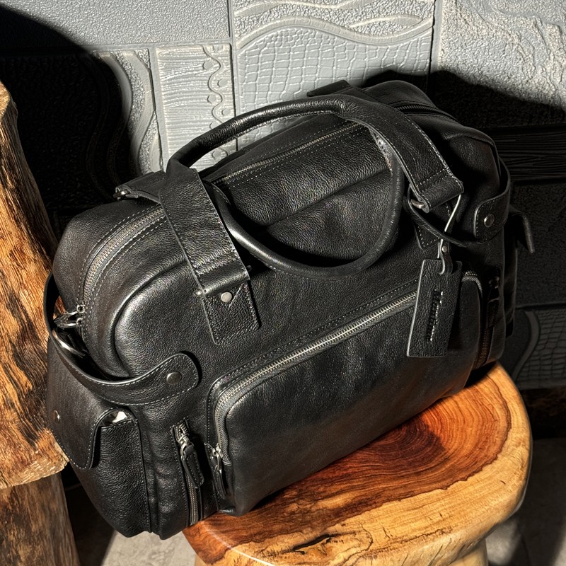 Vintage vegetable tanned leath – обзор и цена Canvas Backpack Casual