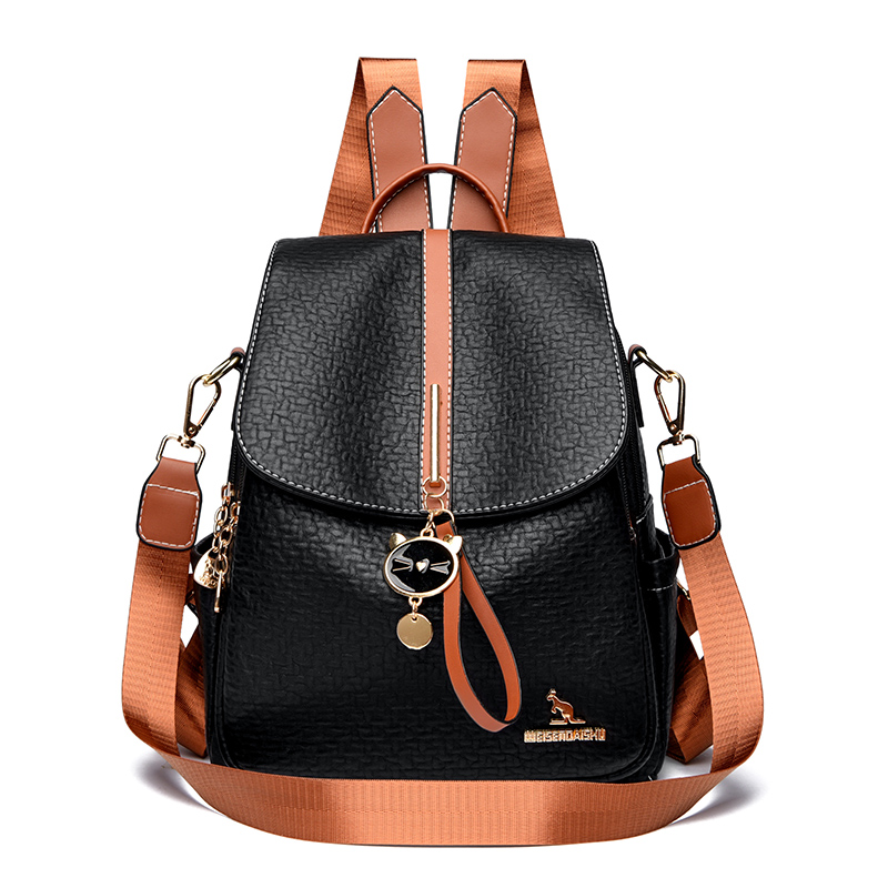 Women Large Capacity Backpack  – обзор и цена Leather Backpack Vintage