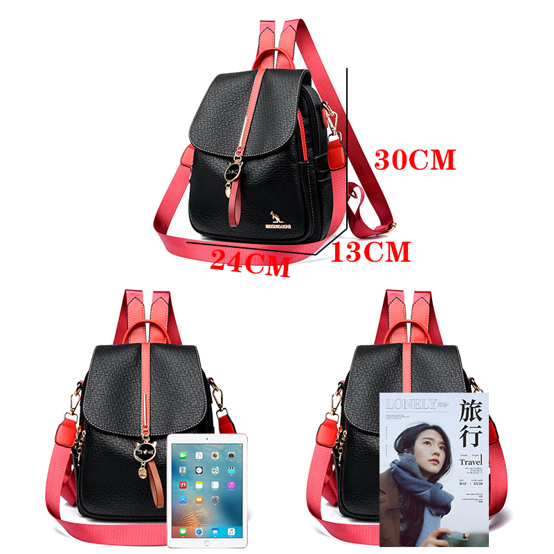 Women Large Capacity Backpack  – обзор и цена Leather Backpack Vintage