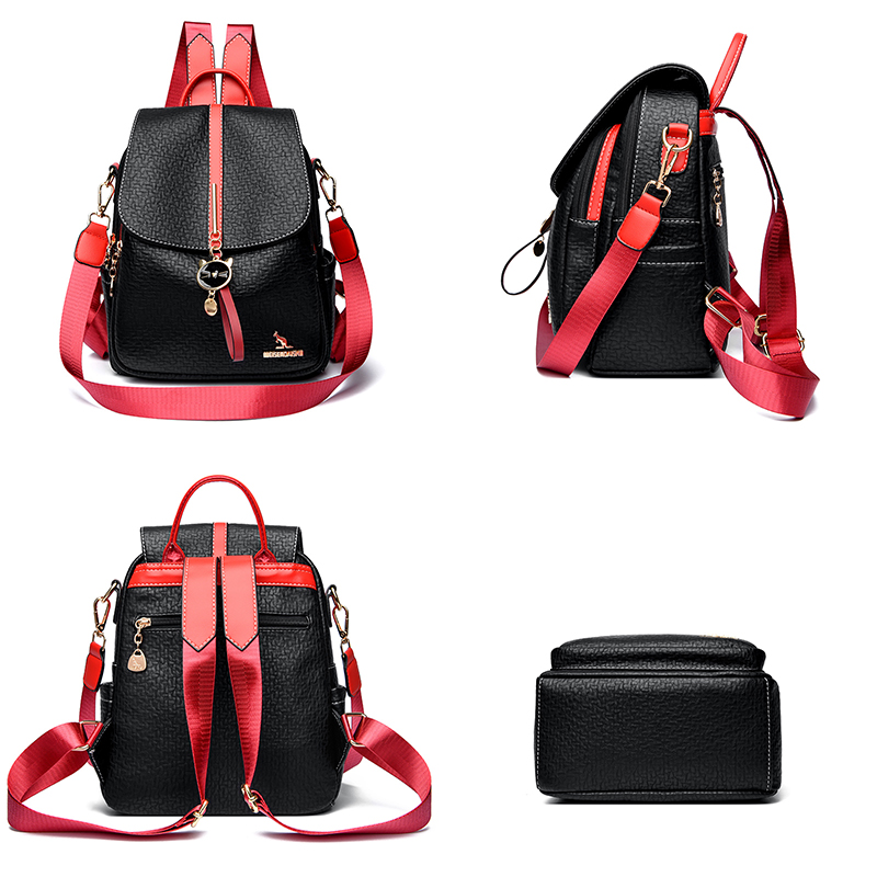 Women Large Capacity Backpack  – обзор и цена Leather Backpack Vintage