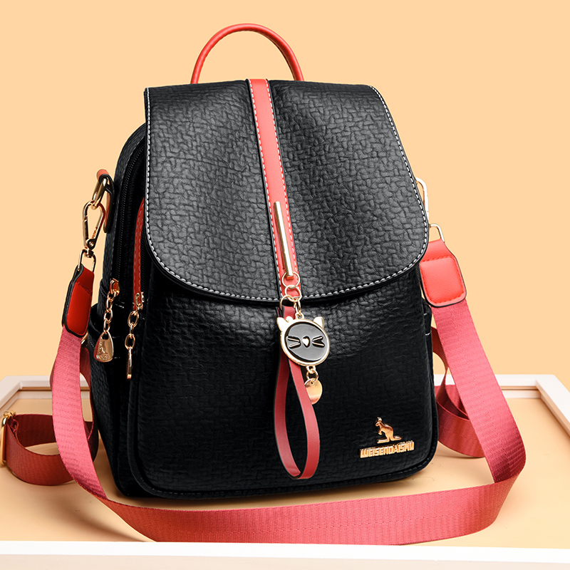 Women Large Capacity Backpack  – обзор и цена Leather Backpack Vintage