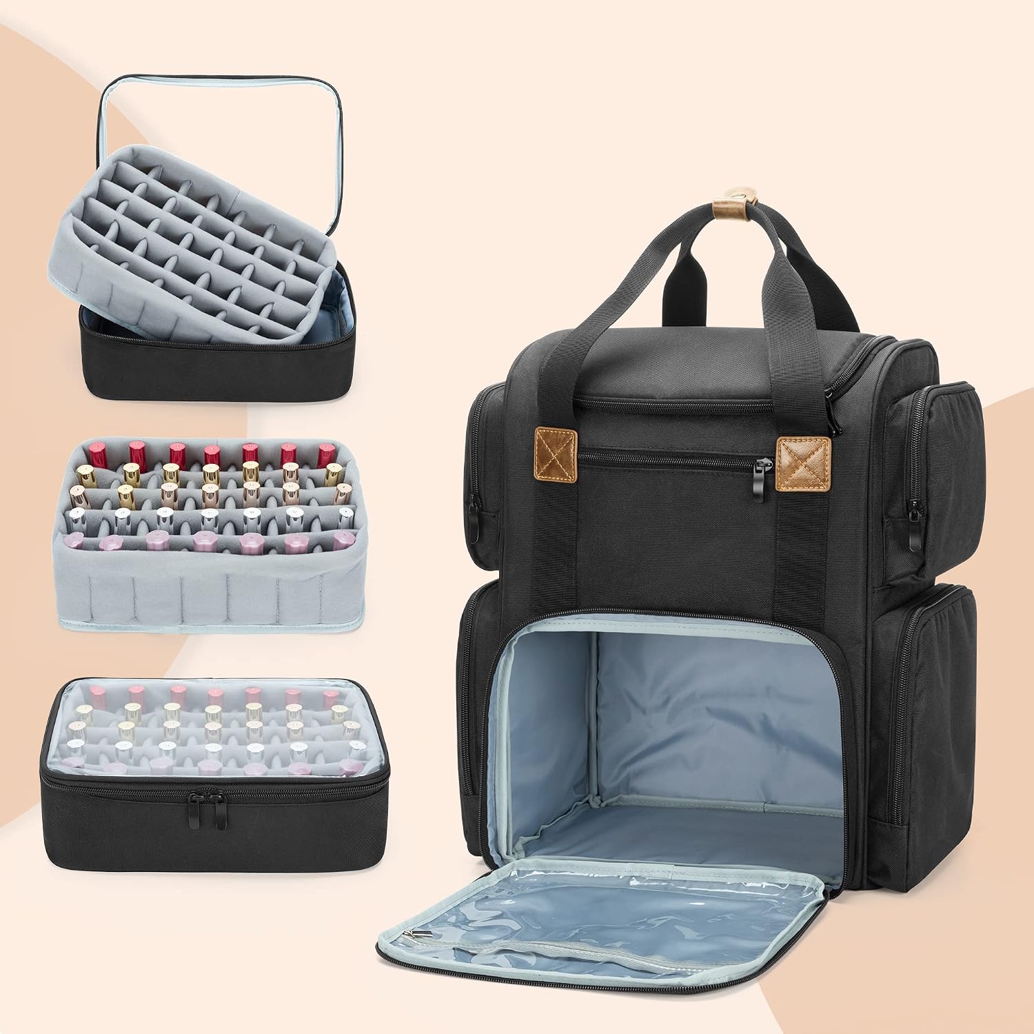 Nail Polish Backpack Holds 70  – обзор и цена Laptop Sleeve Removable