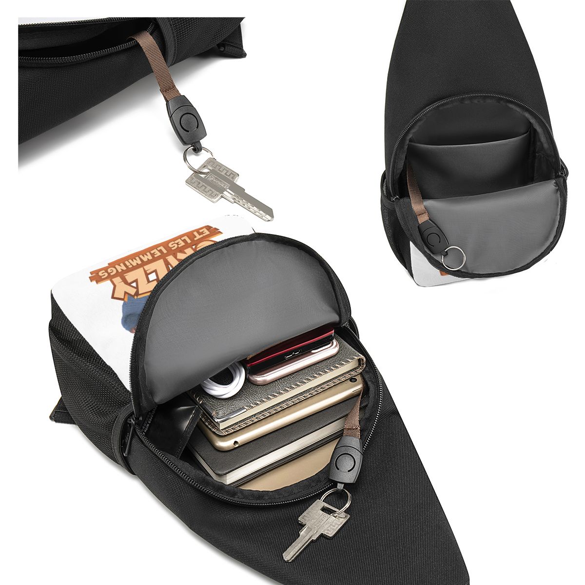 Happy Grizzy And The Lemmings  – обзор и цена Sling Backpack Shoulder