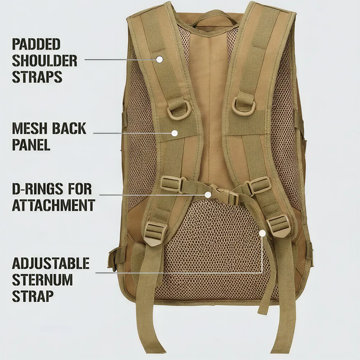 35L Gym Training Backpack for  – обзор и цена Rucksack Military Style