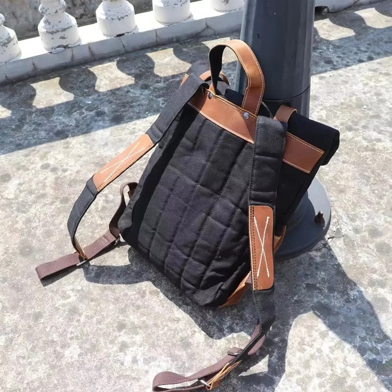 Fashion Men Backpack Waxed Can – обзор и цена Leather Backpack Vintage