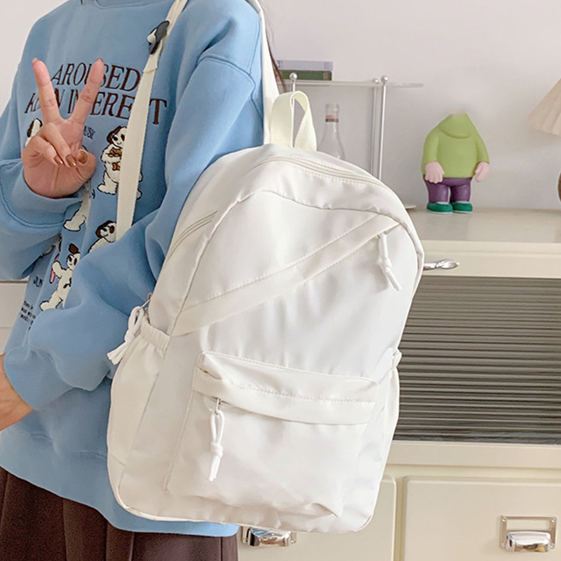 Solid Color Women Backpack Lar – обзор и цена School Backpack Teen