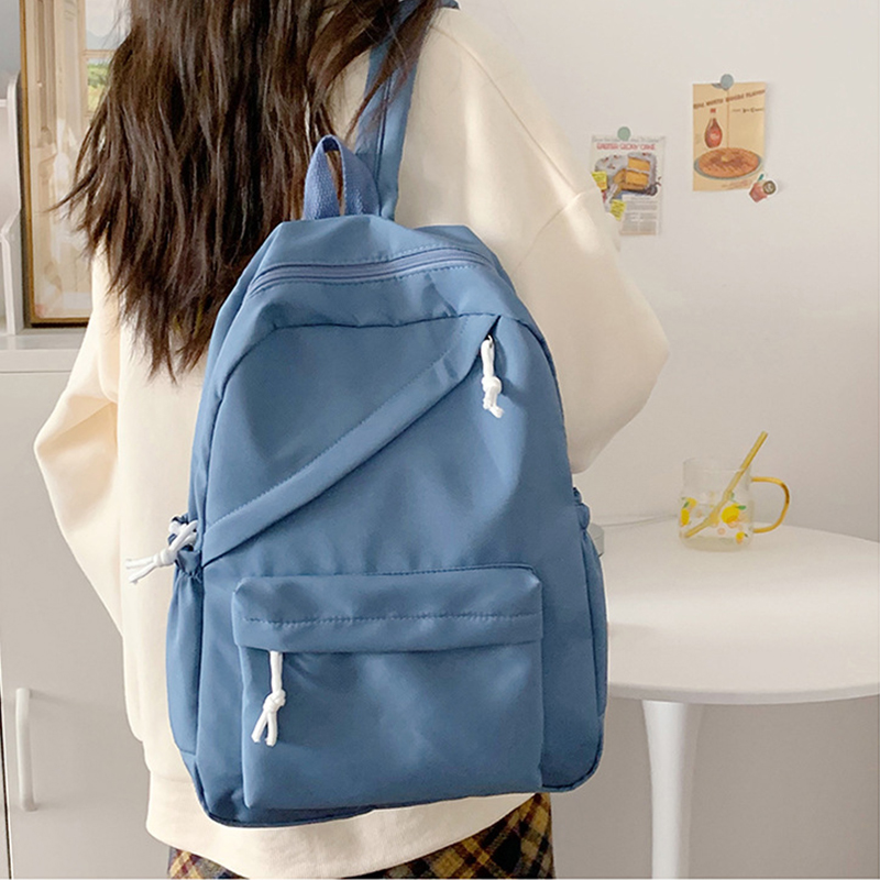 Solid Color Women Backpack Lar – обзор и цена School Backpack Teen