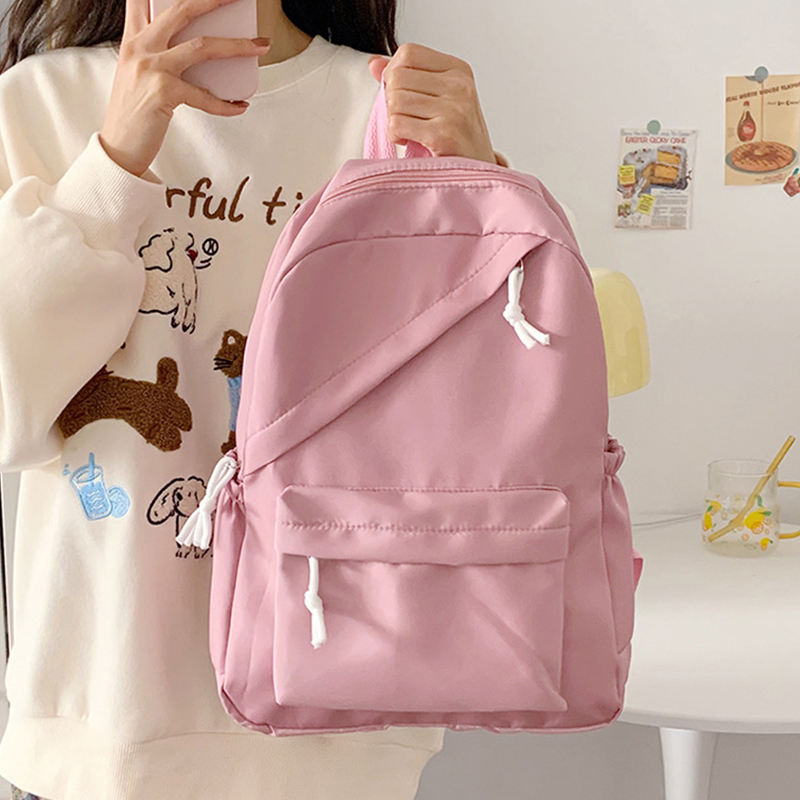 Solid Color Women Backpack Lar – обзор и цена School Backpack Teen