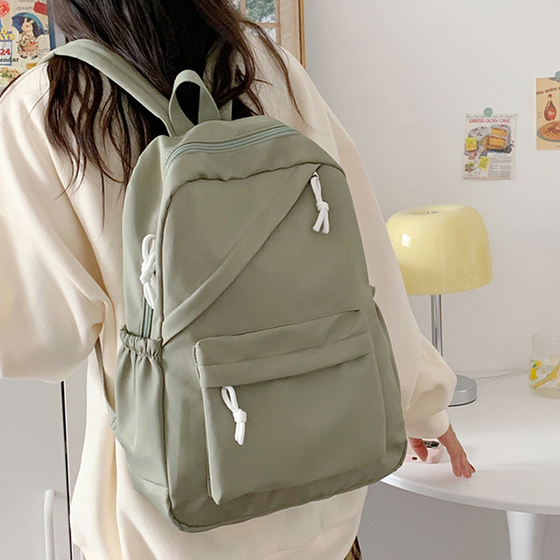 Solid Color Women Backpack Lar – обзор и цена School Backpack Teen