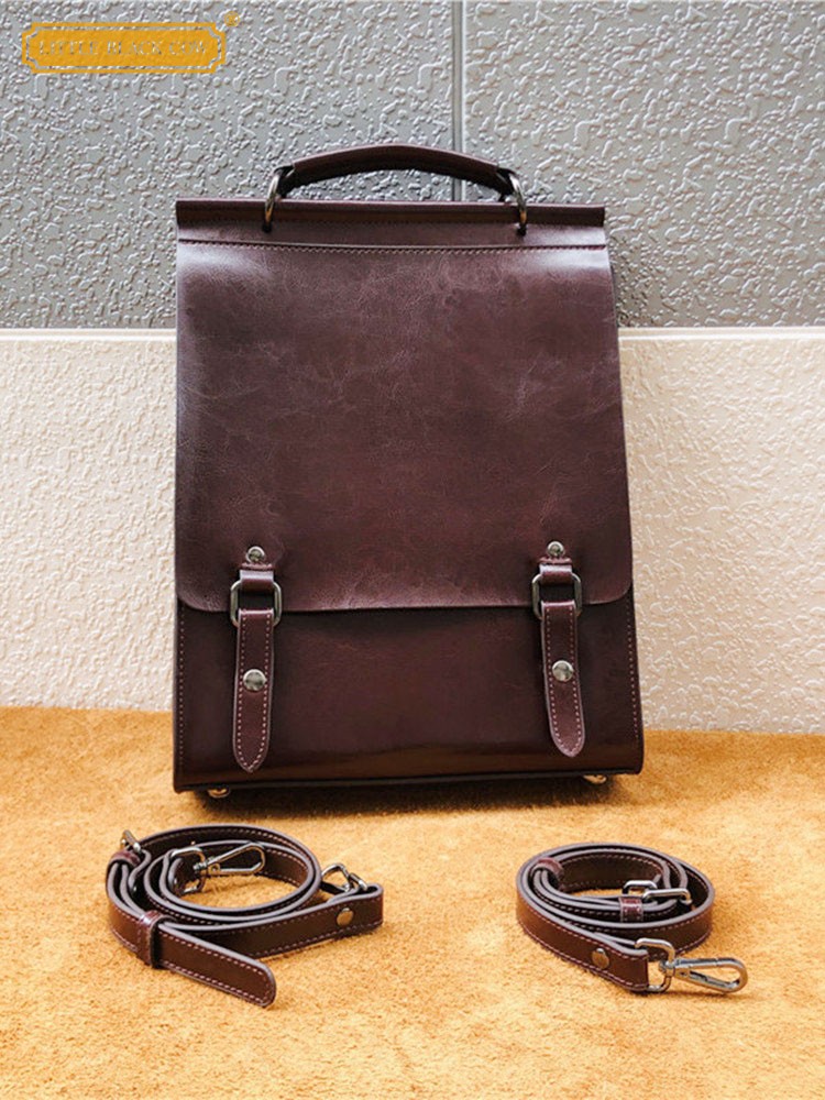 British Style Vintage Cow Spli – обзор и цена Leather Backpack Vintage