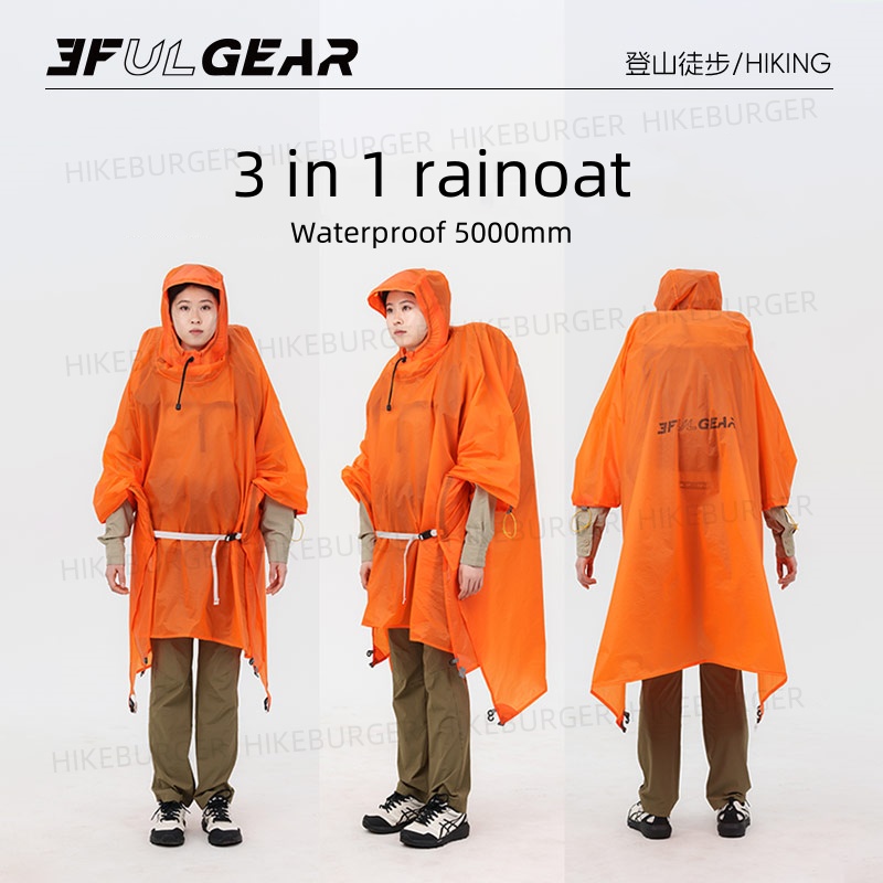 3F UL GEAR 3 in1 Rain Poncho O – обзор и цена Rain Cover Backpack