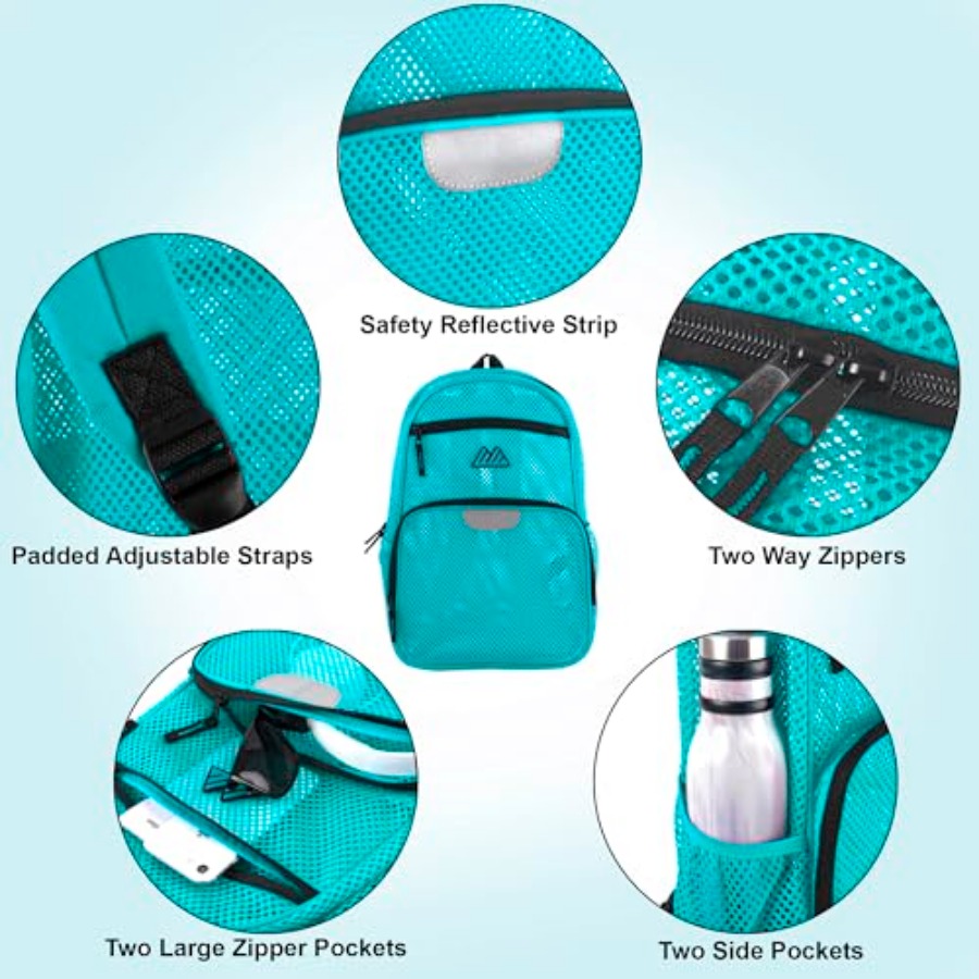 Reflective Mesh School Backpac – обзор и цена School Backpack Teen