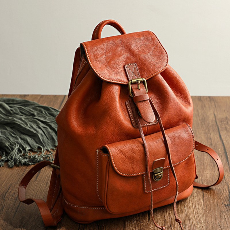 Johnature Leisure Travel Bag N – обзор и цена Leather Backpack Vintage