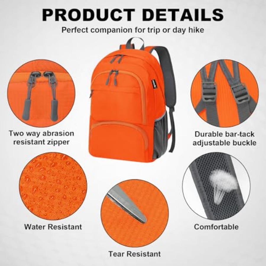 20L Lightweight Packable Hikin – обзор и цена Foldable Backpack Small